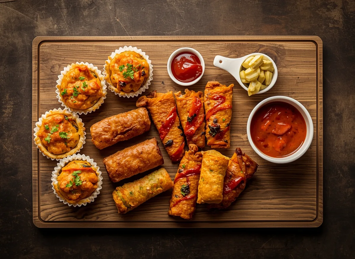 Selection of finger food